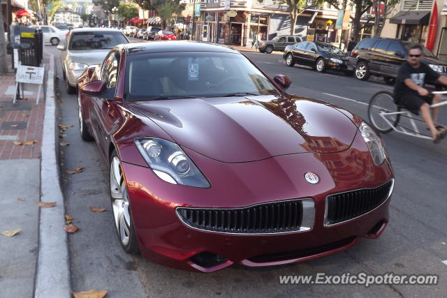 Fisker Karma spotted in San digeo, California