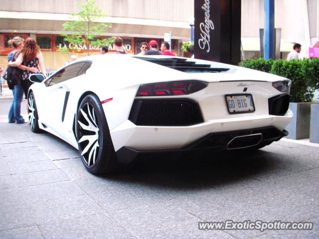 Lamborghini Aventador spotted in Toronto Ontario, Canada