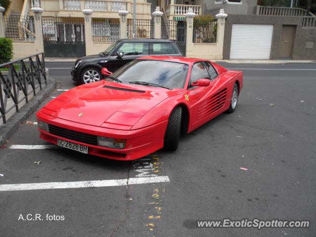 Ferrari Testarossa spotted in Tenerife, Spain