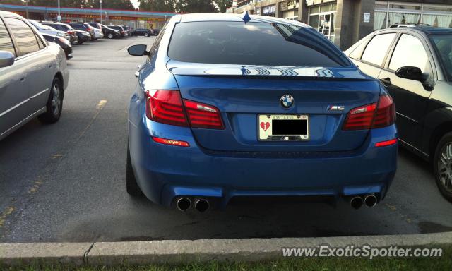 BMW M5 spotted in Toronto, Canada