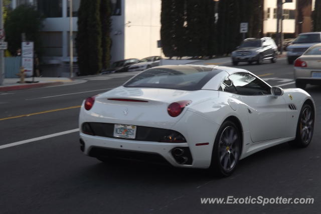 Ferrari California spotted in Hollywood, California