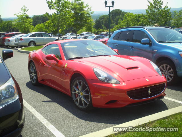 Ferrari California spotted in Hershey, Pennsylvania
