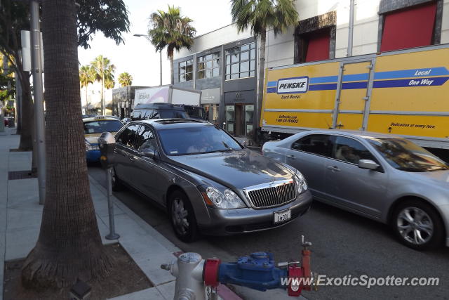 Mercedes Maybach spotted in Rodeo drive, California
