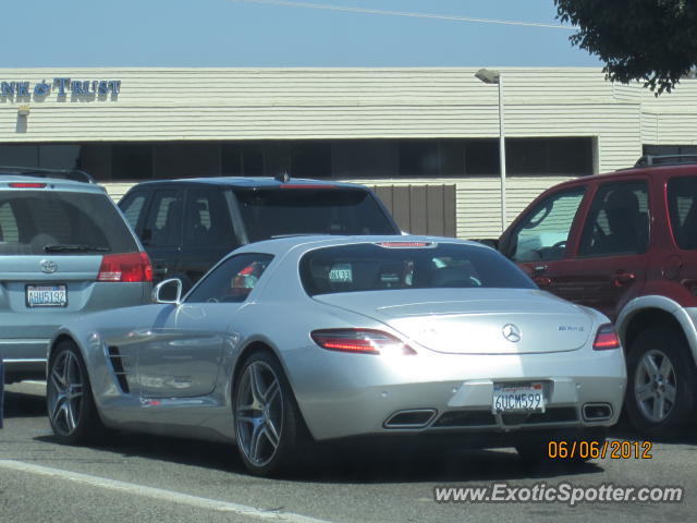 Mercedes SLS AMG spotted in Del Mar, California