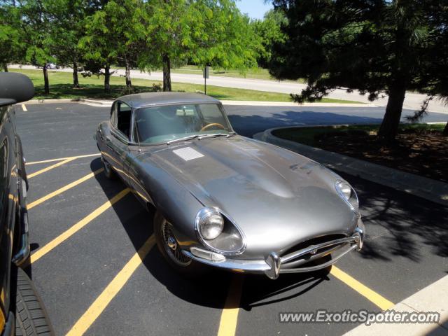 Jaguar E-Type spotted in Lake Zurich, Illinois