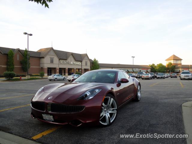 Fisker Karma spotted in Deer Park, Illinois