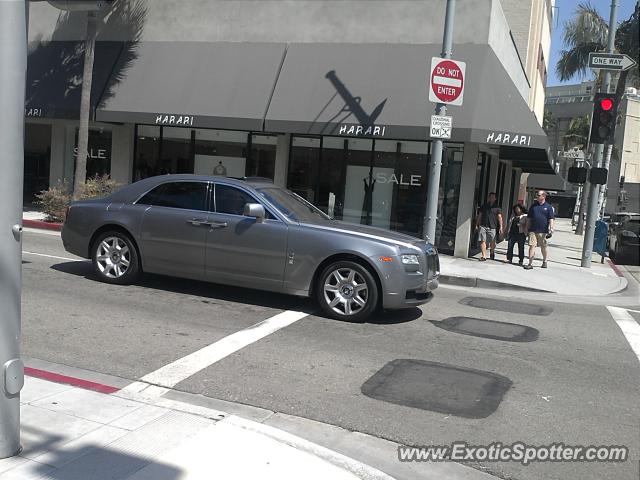 Rolls Royce Ghost spotted in Beverly Hills, California