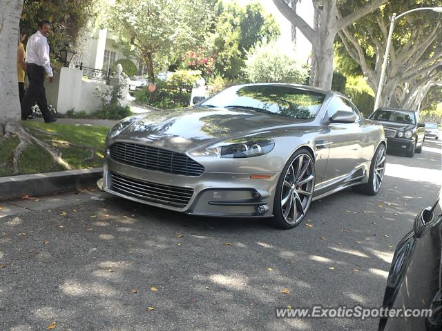 Aston Martin DBS spotted in HollyWood, California