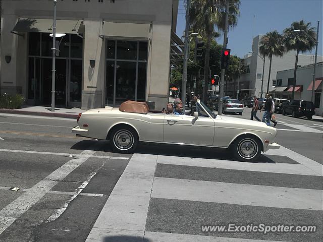 Rolls Royce Corniche spotted in Beverly Hills, California