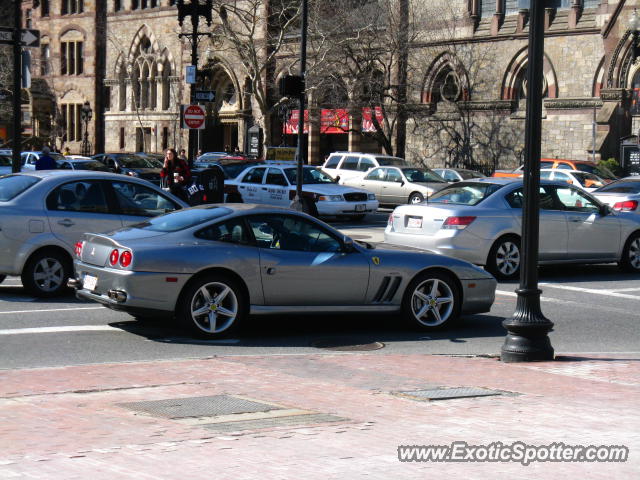 Ferrari 575M spotted in Boston, Massachusetts