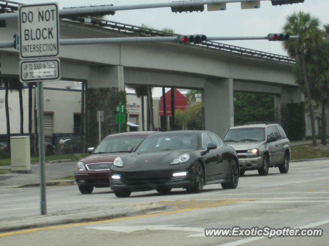 Porsche Panamera spotted in Miami, Florida