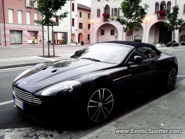 Aston Martin DBS spotted in Oderzo, Italy