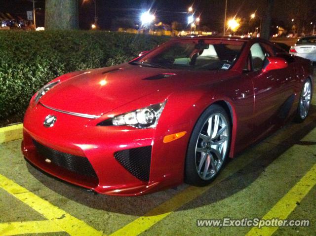 Lexus LFA spotted in Metairie, Louisiana
