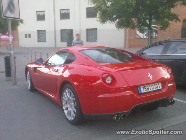 Ferrari 599GTB spotted in Brno, Czech Republic