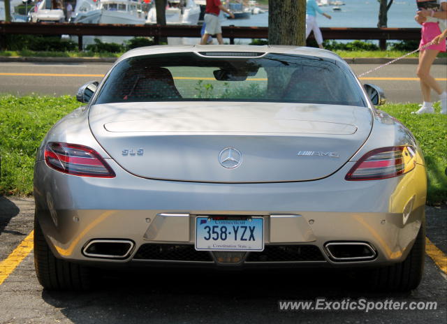 Mercedes SLS AMG spotted in Greenwich, Connecticut