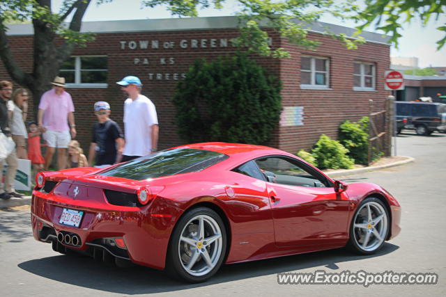 Ferrari 458 Italia spotted in Greenwich, Connecticut