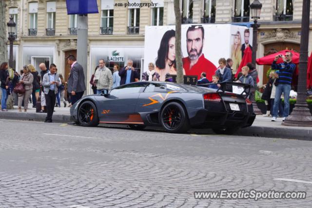 Lamborghini Murcielago spotted in Paris, France