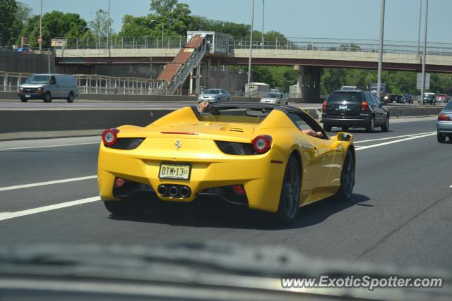 Ferrari 458 Italia spotted in Chicago, Illinois