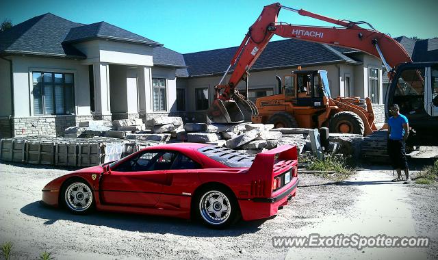 Ferrari F40 spotted in London, Ontario, Canada