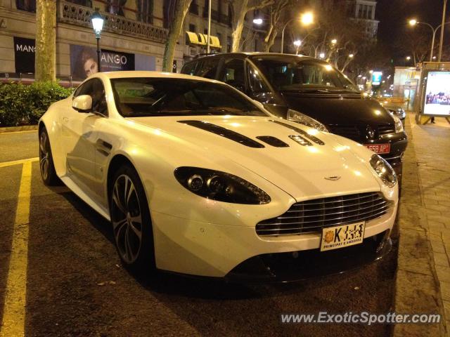 Aston Martin Vantage spotted in Barcelona, Spain