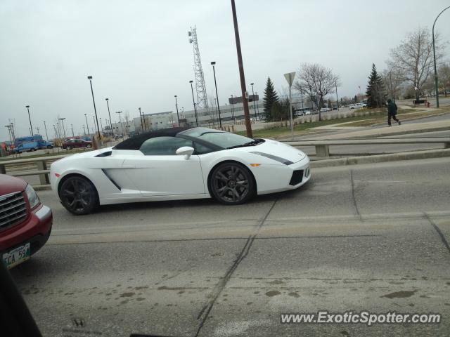 Lamborghini Gallardo spotted in Winnipeg, Canada