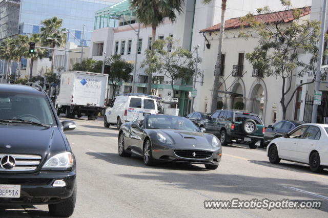 Ferrari California spotted in Beverly Hills, California