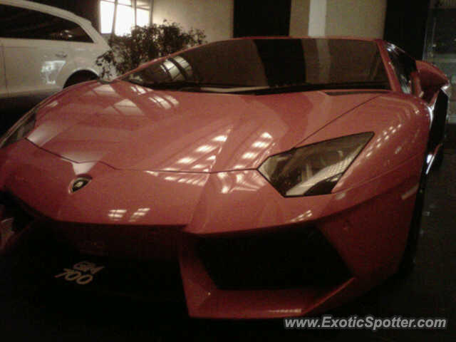 Lamborghini Aventador spotted in Hotel Maya KL, Malaysia