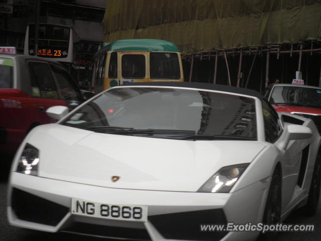 Lamborghini Gallardo spotted in Hong Kong, China