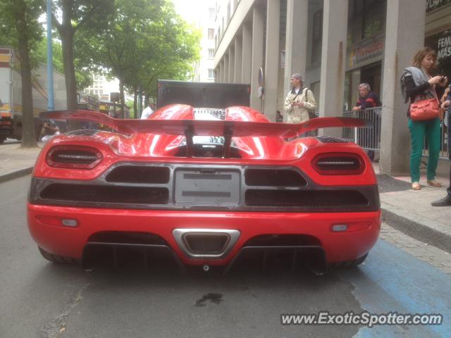 Koenigsegg Agera spotted in Le Mans, France