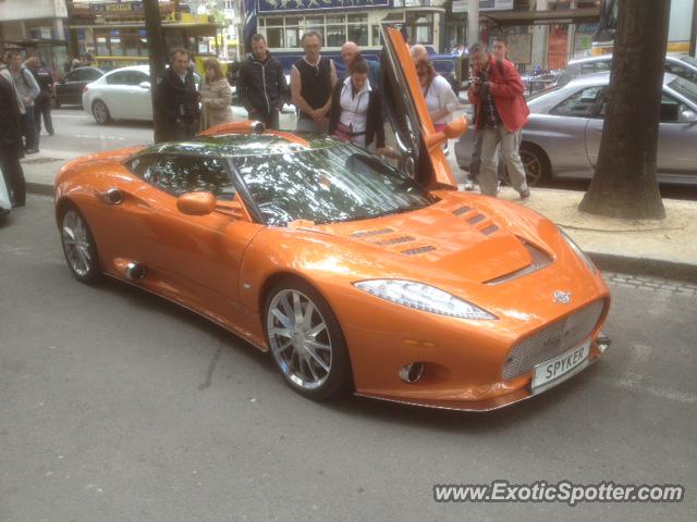 Spyker C8 spotted in Le Mans, France