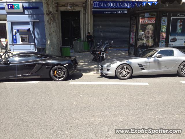 Mclaren MP4-12C spotted in Paris, France