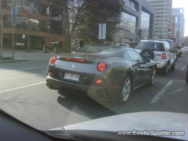 Ferrari California spotted in Santiago, Chile