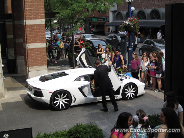 Lamborghini Aventador spotted in Toronto, Canada