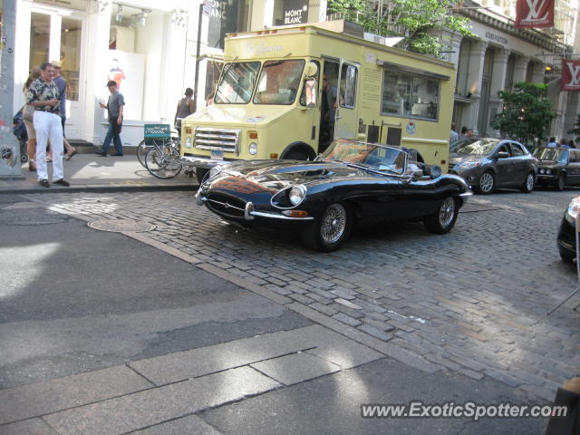 Jaguar E-Type spotted in Manhattan, New York