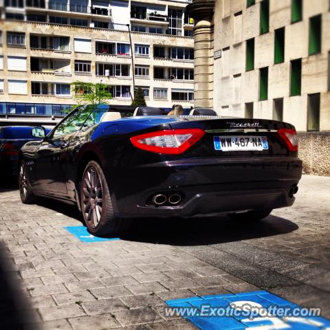 Maserati GranCabrio spotted in Valenciennes, France