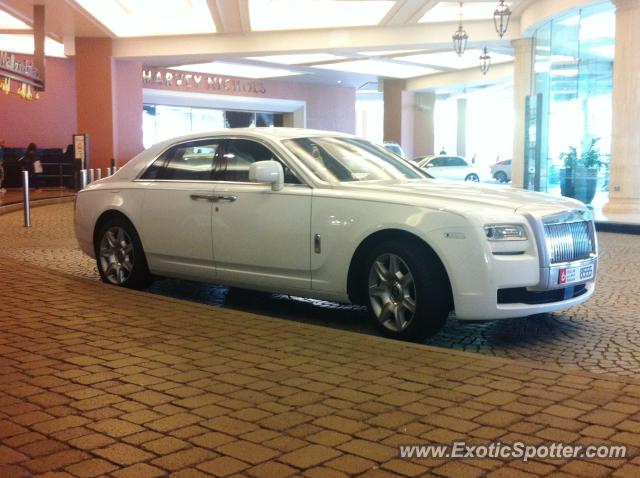 Rolls Royce Ghost spotted in Dubai, United Arab Emirates