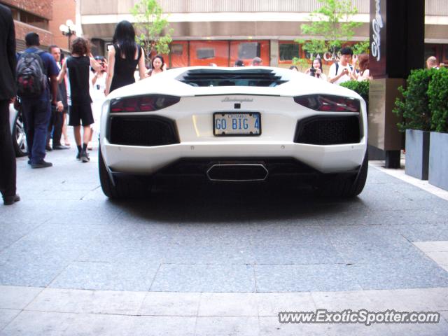 Lamborghini Aventador spotted in Toronto Ontario, Canada