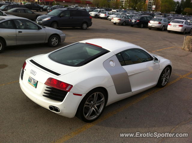 Audi R8 spotted in Winnipeg, Canada