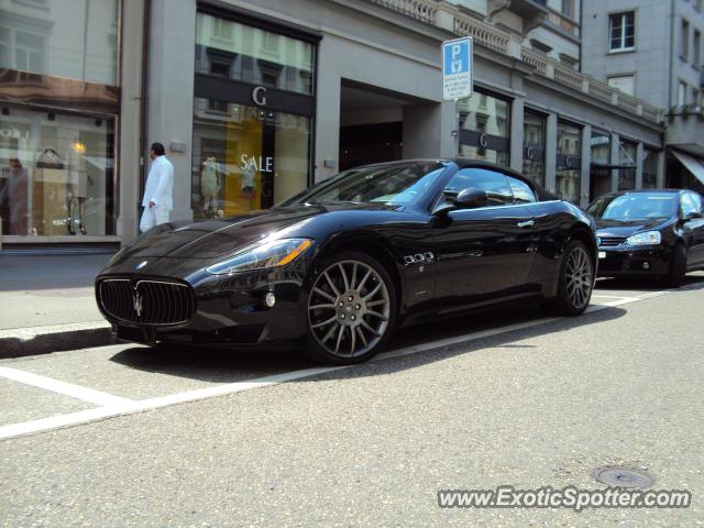 Maserati GranCabrio spotted in Zurich, Switzerland