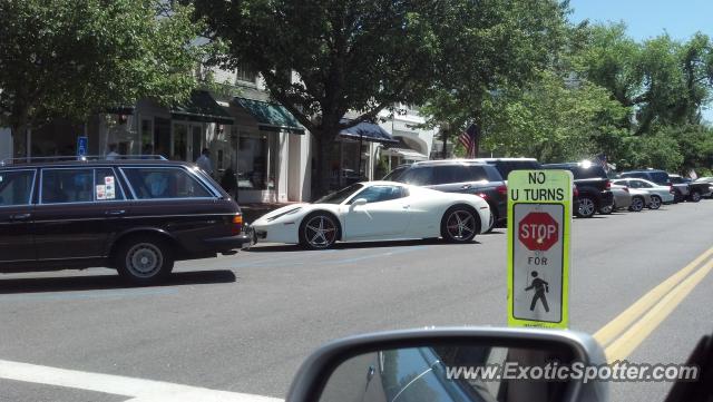 Ferrari 458 Italia spotted in Southampton, New York