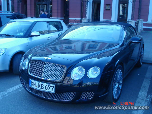 Bentley Continental spotted in Iasi, Romania