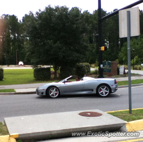 Ferrari 360 Modena spotted in Bluffton, South Carolina