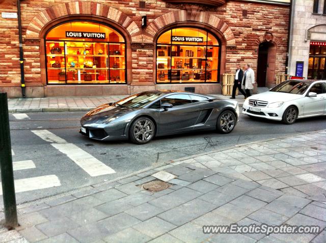 Lamborghini Gallardo spotted in Stockholm, Sweden