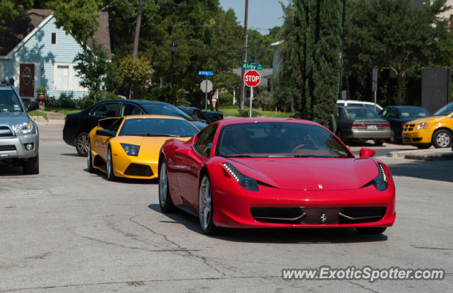 Ferrari 458 Italia spotted in Houston, Texas