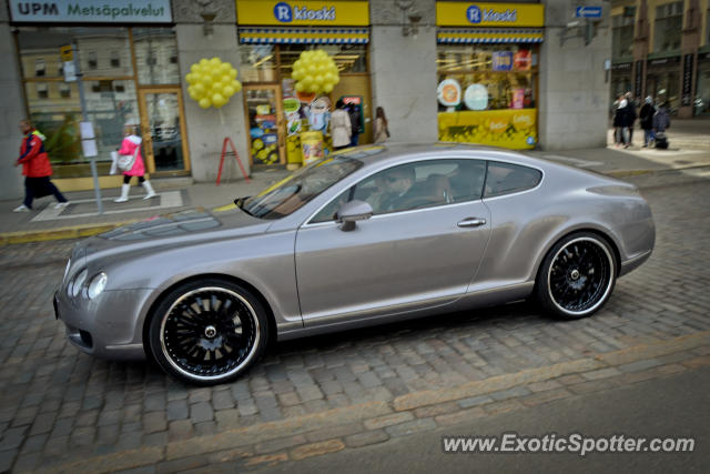 Bentley Continental spotted in Helsinki, Finland