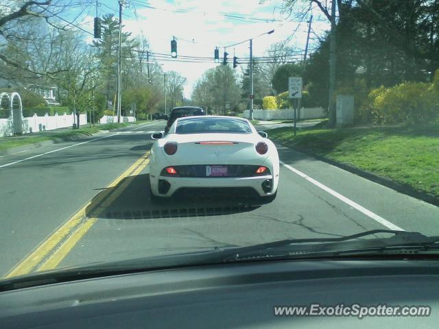 Ferrari California spotted in New Canaan, Connecticut