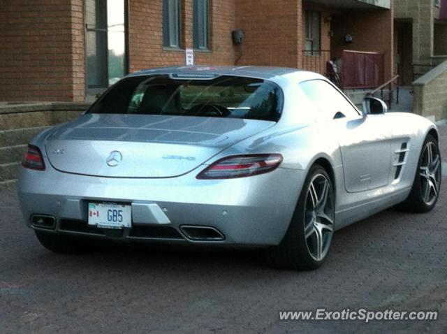 Mercedes SLS AMG spotted in Timmins, Canada