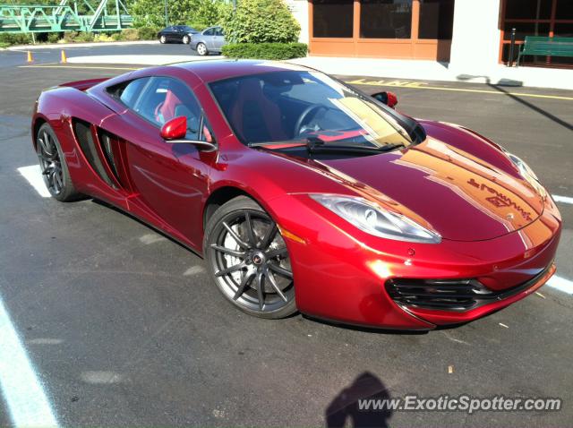 Mclaren MP4-12C spotted in Indianapolis, Indiana
