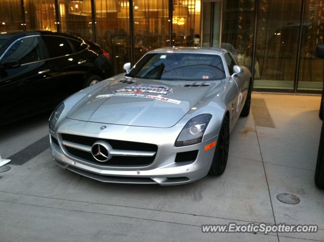 Mercedes SLS AMG spotted in Indianapolis, Indiana