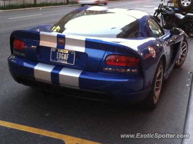 Dodge Viper spotted in Indianapolis, Indiana